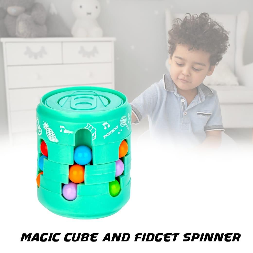Magic Bean Rotating Sliding Puzzle Fidget Spinner