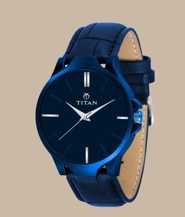 Men's Analog Leather Watch Perfect For Officials