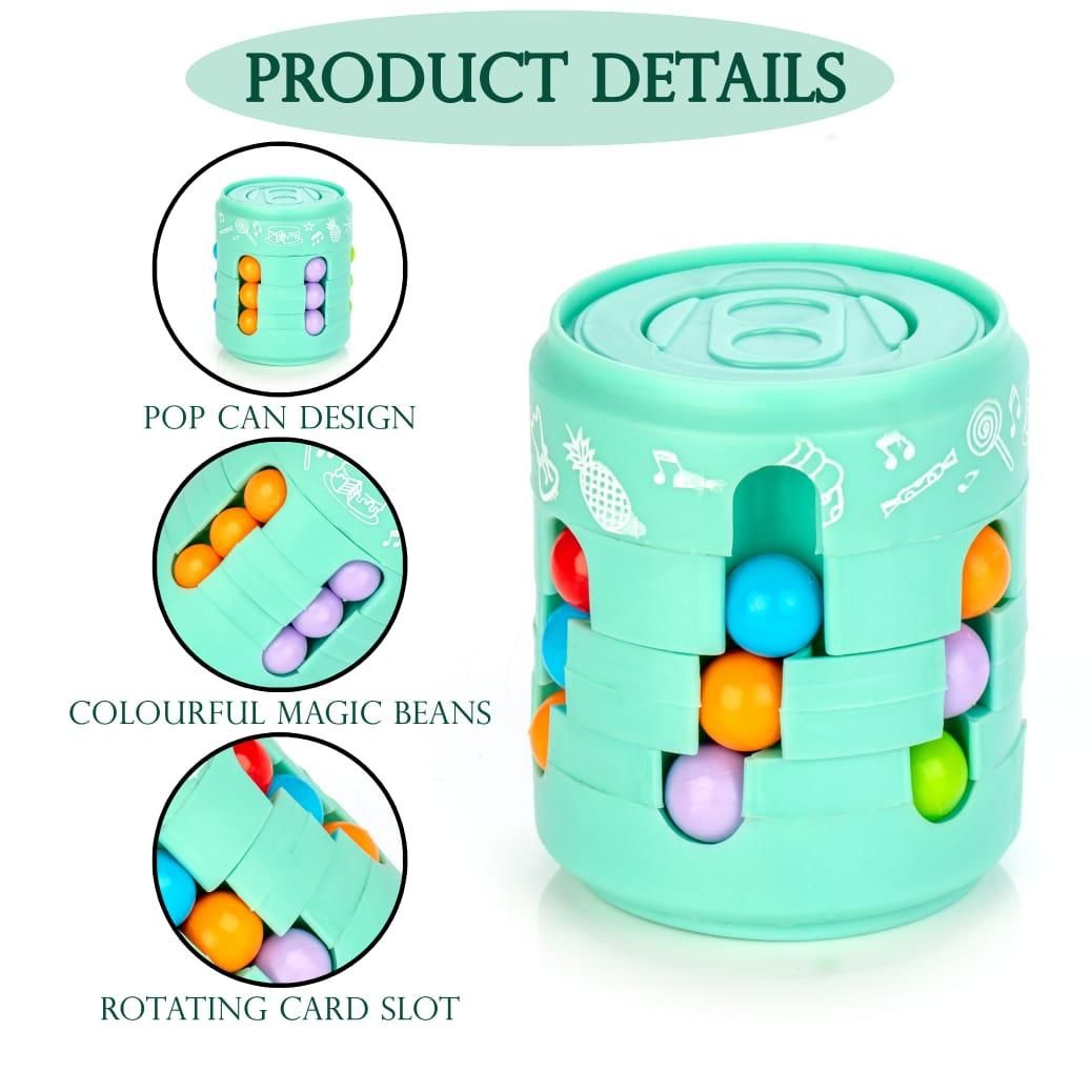 Magic Bean Rotating Sliding Puzzle Fidget Spinner