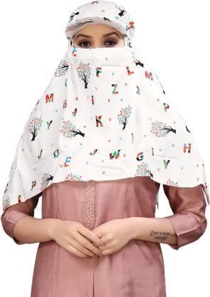 Sun Protection Women Cap With Face Mask