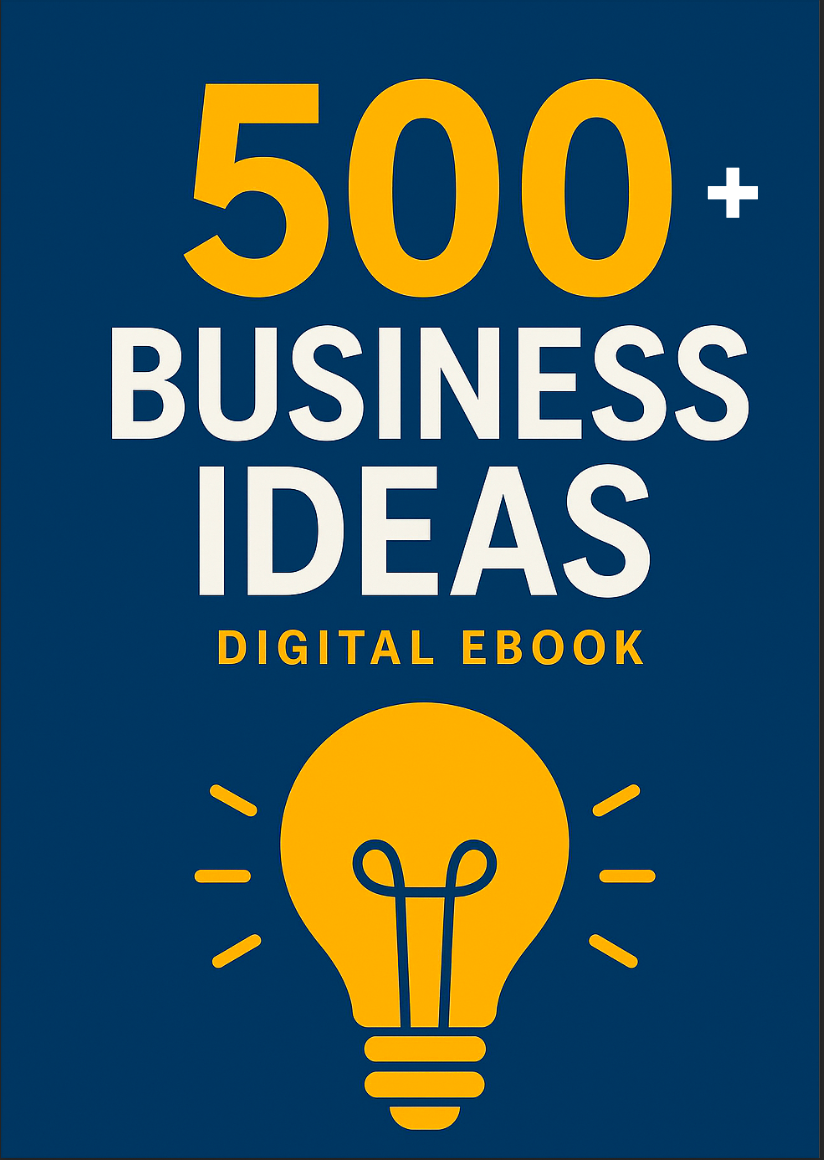 Startup Success Guide: 500+ Proven Business Ideas (Digital eBook – Instant Download) Hot Seller