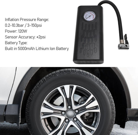 Portable Air Compressor Tire Inflator 🔥