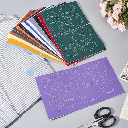 Fabric Patch Sticker (2 Sheets) Self Adhesive