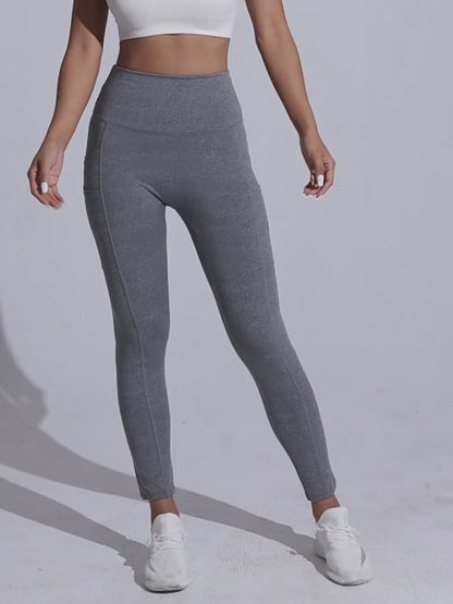 Soft & Comfy Slim Elastic Tights With Side Pockets